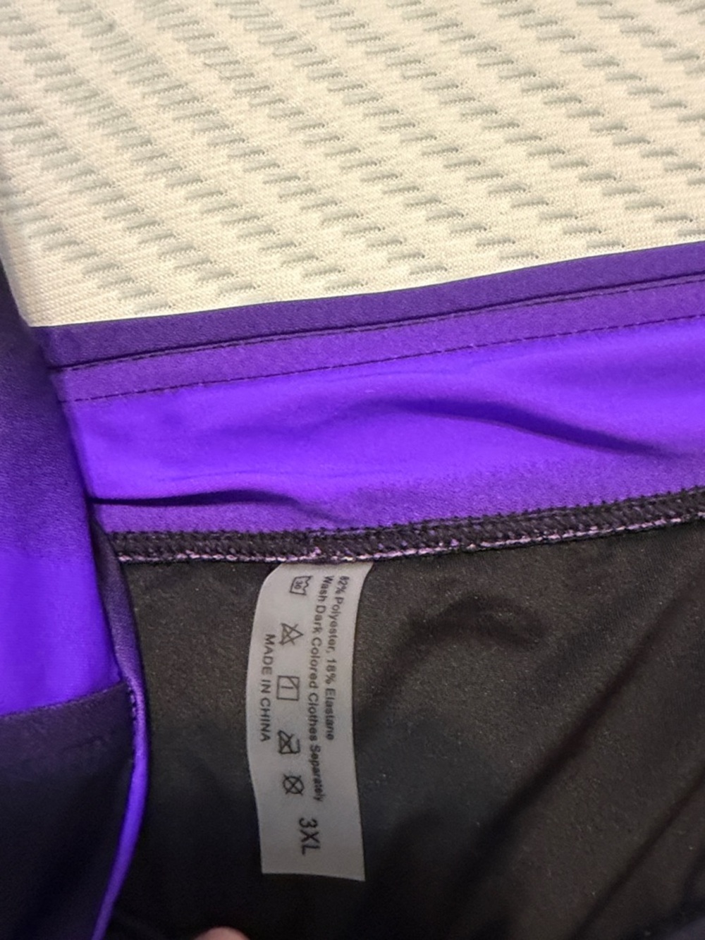Purple Ombre Tankini Set with Black Swim Shorts - Picture 2 of 2